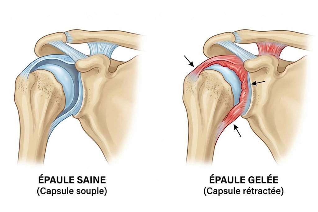 Votre épaule est douloureuse et complètement bloquée ? Il s'agit peut-être d'une capsulite rétractile (épaule gelée). Découvrez le test pour la différencier d'une tendinite et les solutions pour gérer cette longue pathologie.