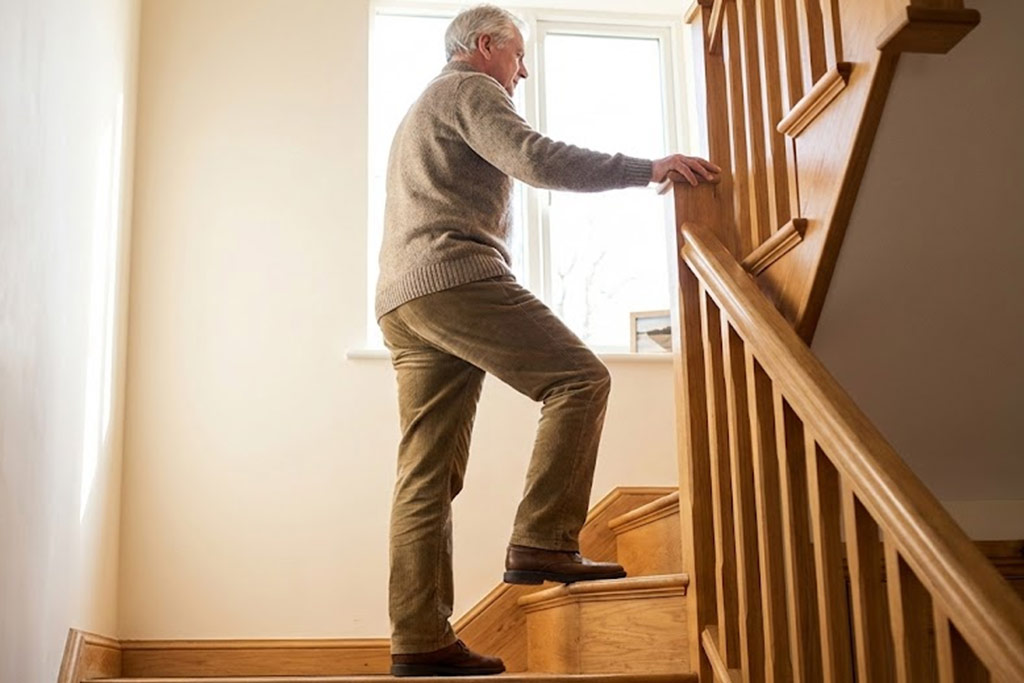 Monter les escaliers déclenche une douleur dans le pli de l'aine ou la hanche ? Découvrez pourquoi vos muscles fessiers sont en cause et les astuces (pousser sur le talon, marche par marche) pour remonter sans souffrir.