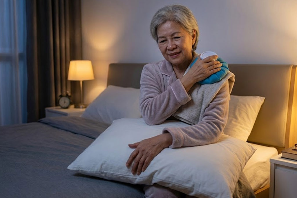 Votre tendinite à l'épaule vous empêche de dormir ? Découvrez pourquoi la coiffe des rotateurs s'enflamme la nuit et les 3 gestes d'urgence (coussin, glace, pendule) pour calmer la douleur et retrouver le sommeil.